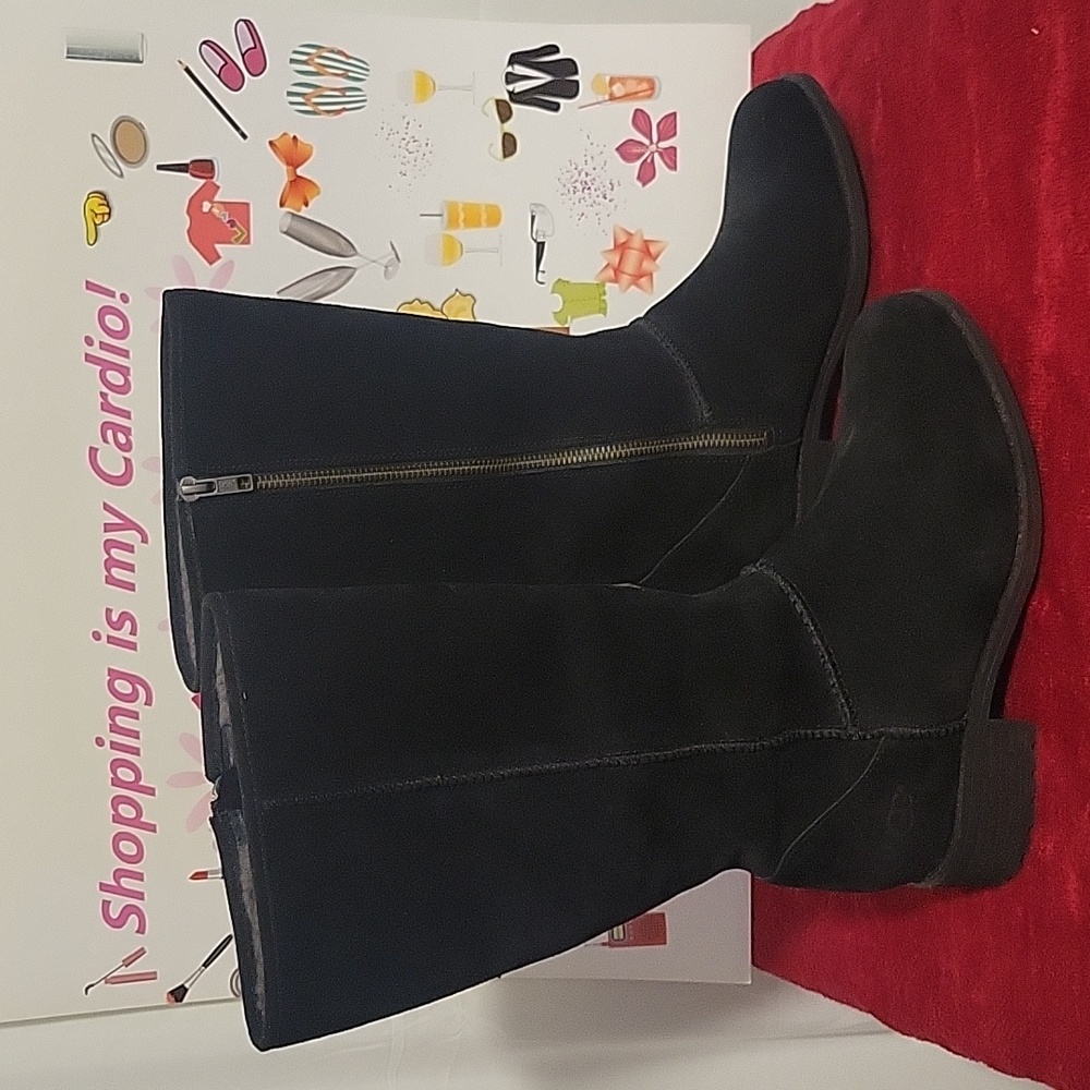 Black Suede UGG Boots